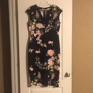 New York & Company Stretch Floral Dress